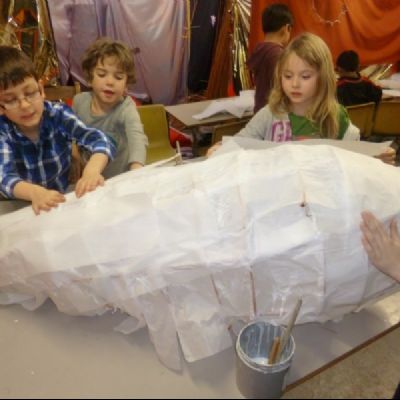 building stripy horse 3